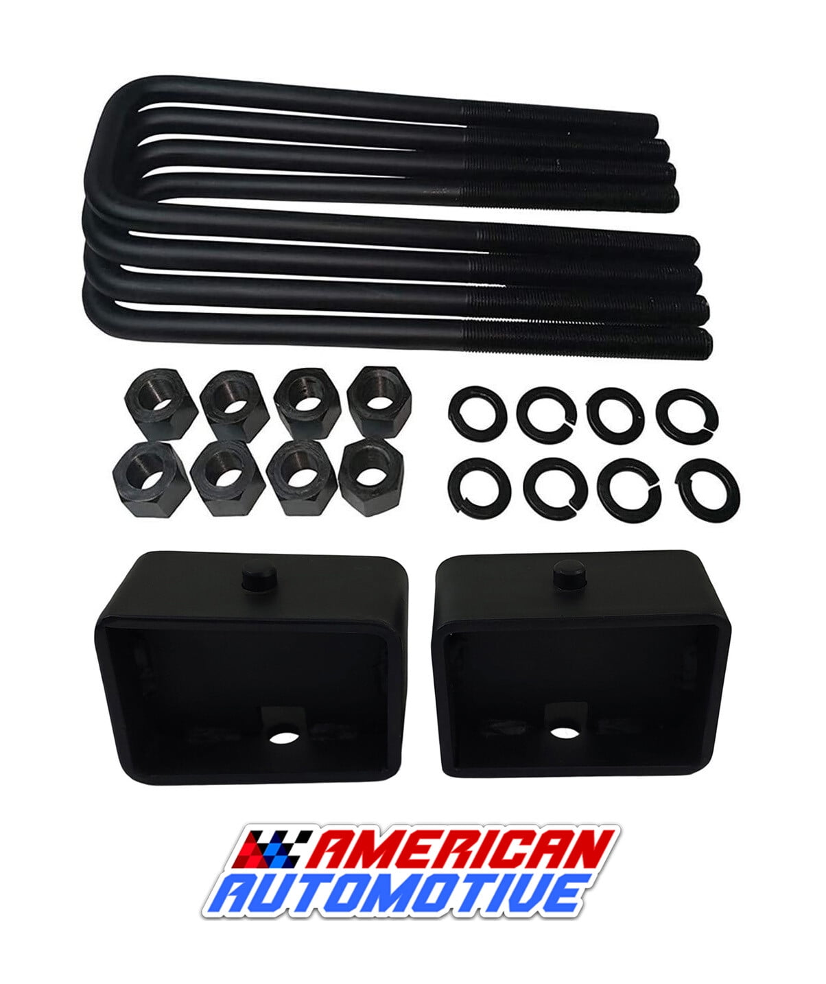 4" Tapered Rear Lift For Toyota Tacoma Tundra Steel Lift Blocks U Bolt Kit