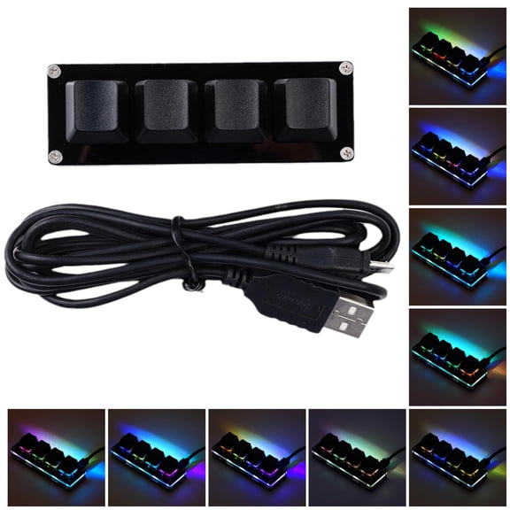 4-Tasten-Gaming-Tastatur-Programmierung Makro Hot W7 G1G7 V7G6 J7W2 D7W4 W3