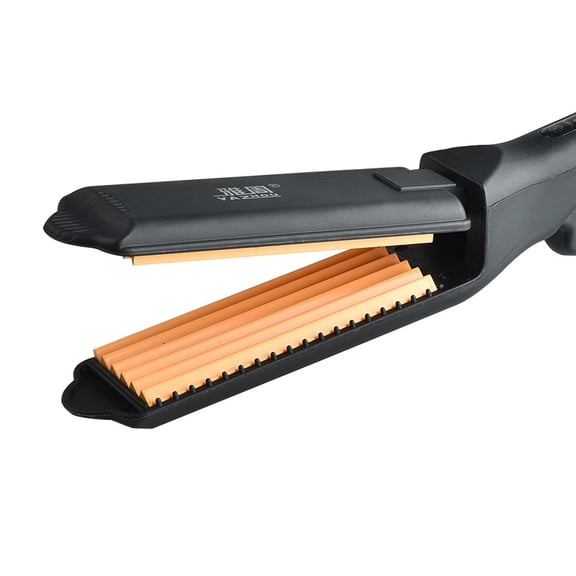 Tourmaline Ceramics Hair Crimping Iron, Ionic, Black