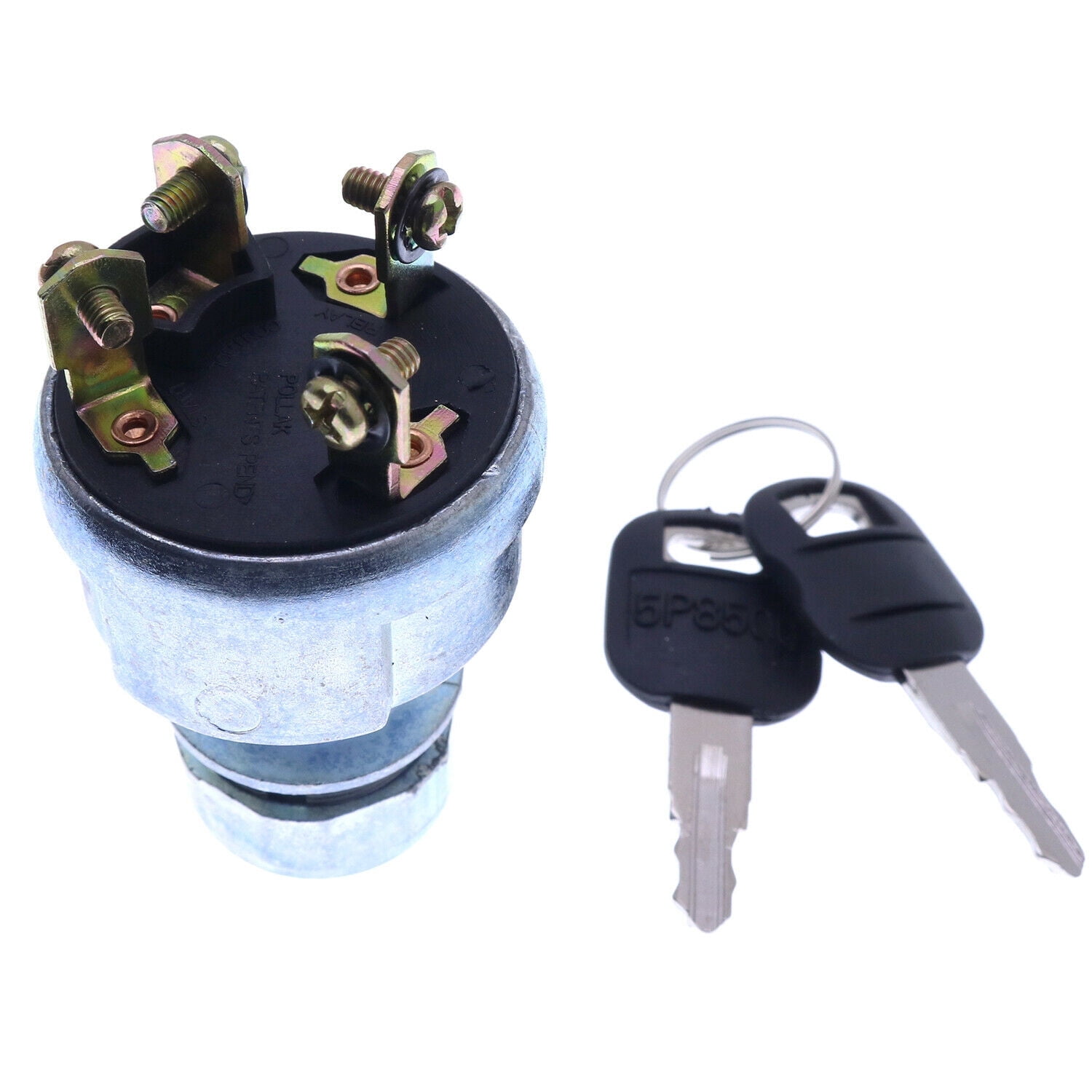 4 Terminal Key Ignition Switch 237-3530 2373530 for Caterpillar CAT 303 ...