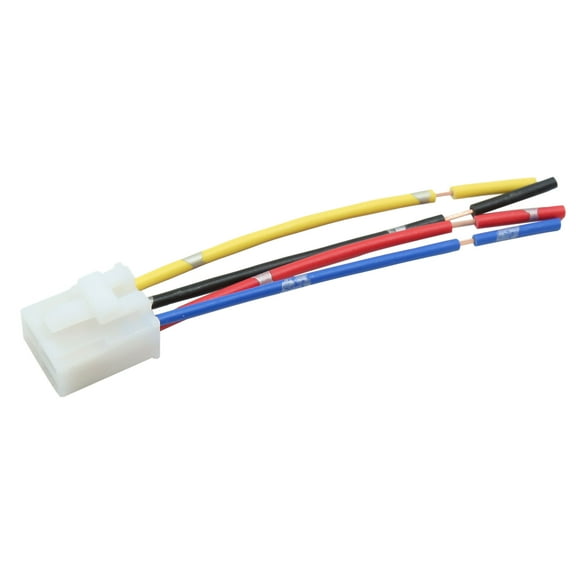 4 Terminals Wiring Harness Relay Socket Connector DC 12V for Cars