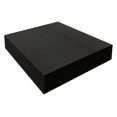 4" Thick, 18" Long x 18" Wide Charcoal High Density Foam, Square