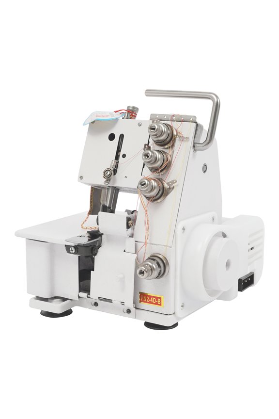 4-Thread Overlock Serger Sewing Machine, 1200 Stitches Per Minute Metal Frame Lockstitch Machine with Adjustable Needle Pitch for Home & Industrial Sewing