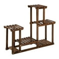 thumbnail image 1 of 4 Tier 7 Potted Pine Plant Stand Flower Rack Garden Shelves Mutifunctional Unit Holder, 1 of 7