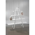 thumbnail image 1 of 4 Tier A-Frame Wooden Ladder Bookcase, White, 1 of 1