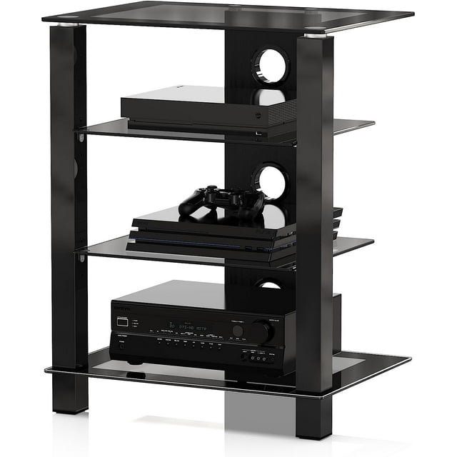 4Tier AV Media Stand Component Gaming TV Stand and