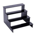 thumbnail image 1 of 4 Tier Black Acrylic Display Risers, Perfume Organizer Stand, Cupcake Stand Holder, Shelf Risers for Display Stands for Figure, Dessert Shelves for Party, Decoration,7.48*5.91*5.91 inch., 1 of 7