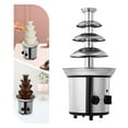 thumbnail image 1 of 4 Tier Chocolate Fountain Machine,Stainless Luxury Cater Cheese Cascading Fondue 170W, 1 of 7