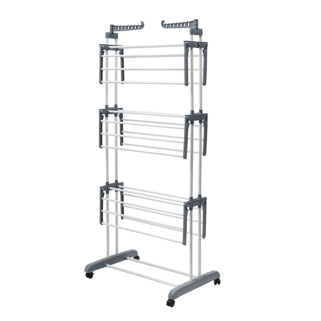 4Tier Clothes Drying Rack, Foldable Clothing Dryer Hanger Stand