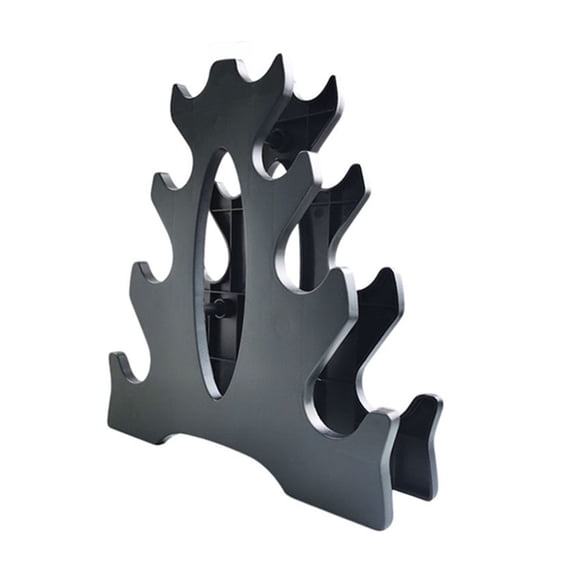4 Tier Compact Dumbbell Rack Material Home Gym Storage Stand Space Saving Organizer For Hand Weights
