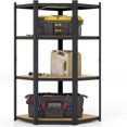 4Tier Corner Shelving Unit Adjustable Garage Storage Utility Rack Load