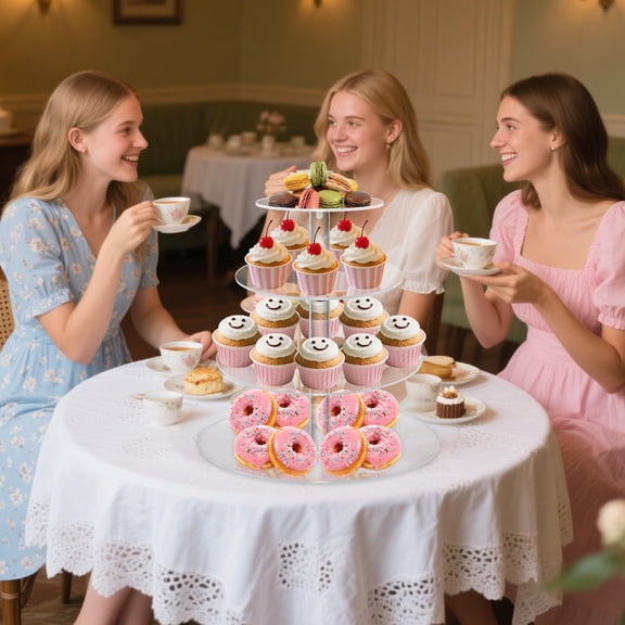 4 Tier Cupcake Stand Tower Holderr Display Tree For 38 Cupcakes Pastry Wedding Birthday Party