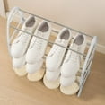 thumbnail image 1 of 4-Tier Cute Shoe Rack for Entryway Shoe Stands, Shoe Rack Front Door Entrance, Multilayer Shoe Rack Entry Way Shoe Rack,White, 1 of 6