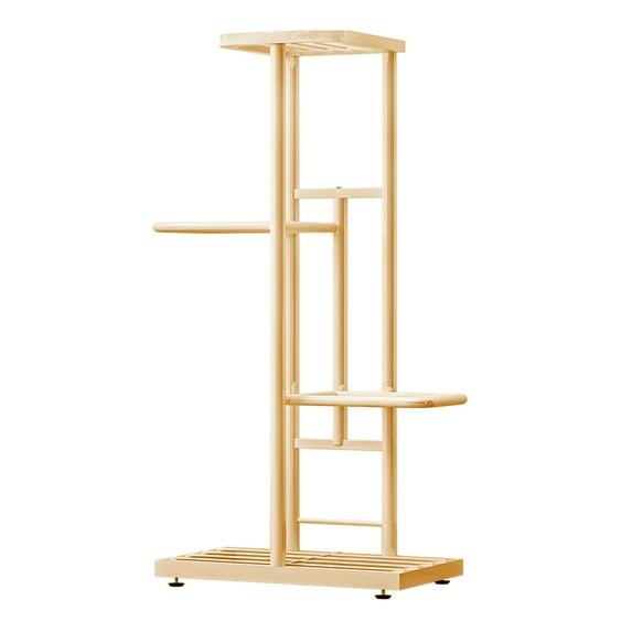 4-Tier Display Shelf Flower Pots Rack Plant Stand Potting Ladder Planter Stand Heavy Duty Storage Shelving Rack for Potted Plants