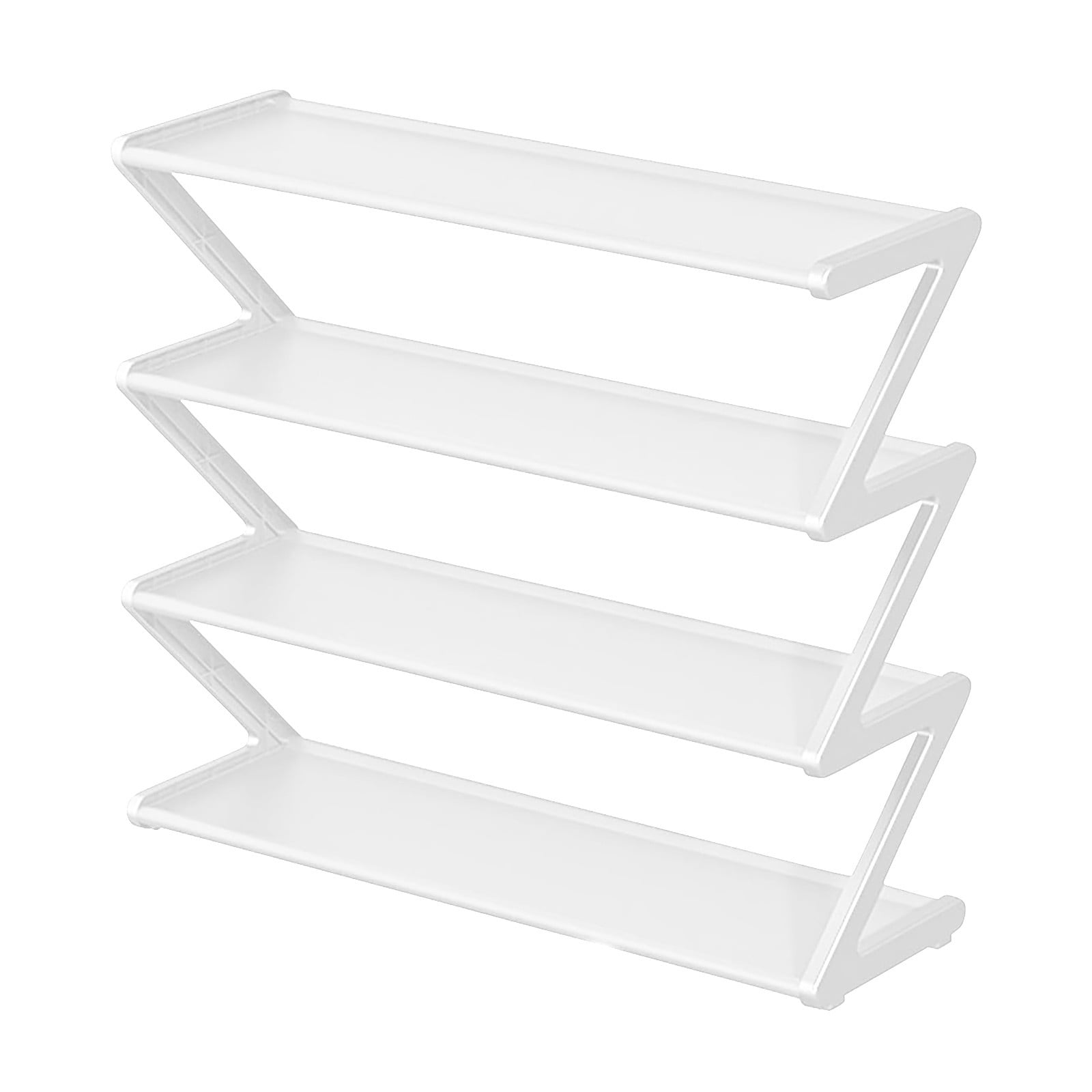 4 Tier Foldable Shoe Rack Organizer Free Standing Shoe Rack for Closet ...