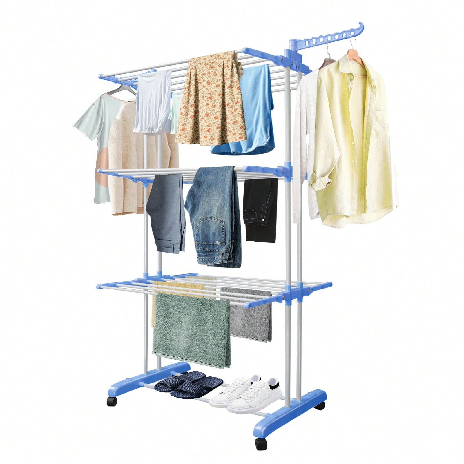 4-tier-foldable-wings-laundry-garment-rack-steel-drying-rack