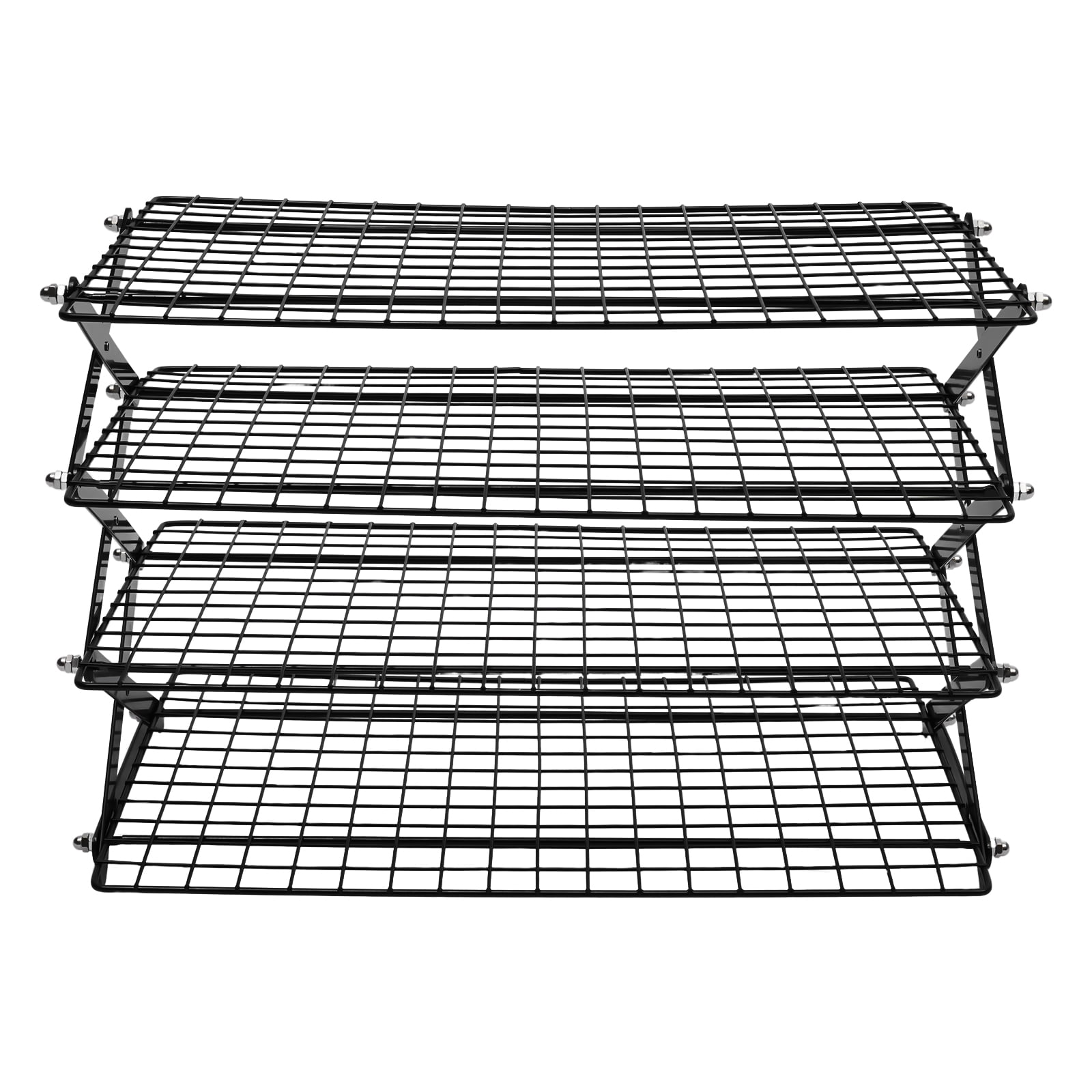 4-Tier Folding Cooling Rack for Baking Cookies 15.8 x 9.8 inches ...