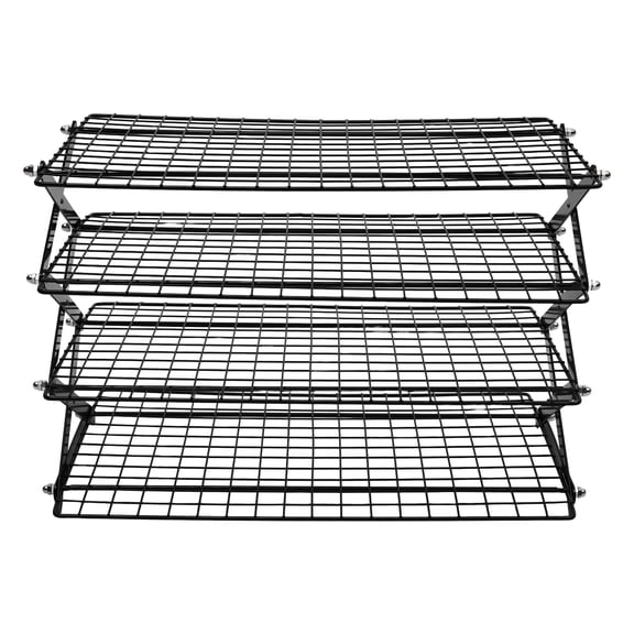 4-Tier Folding Cooling Rack for Baking Cookies 15.8 x 9.8 inches Grilling Rack