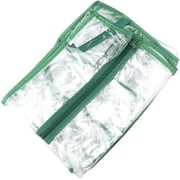 4-Tier Greenhouse Replacement Cover Clear PVC Greenhouse Replacement Cover with Roll-Up Zipper Door - 27" L x 19" W x 63" H (Cover ONLY)