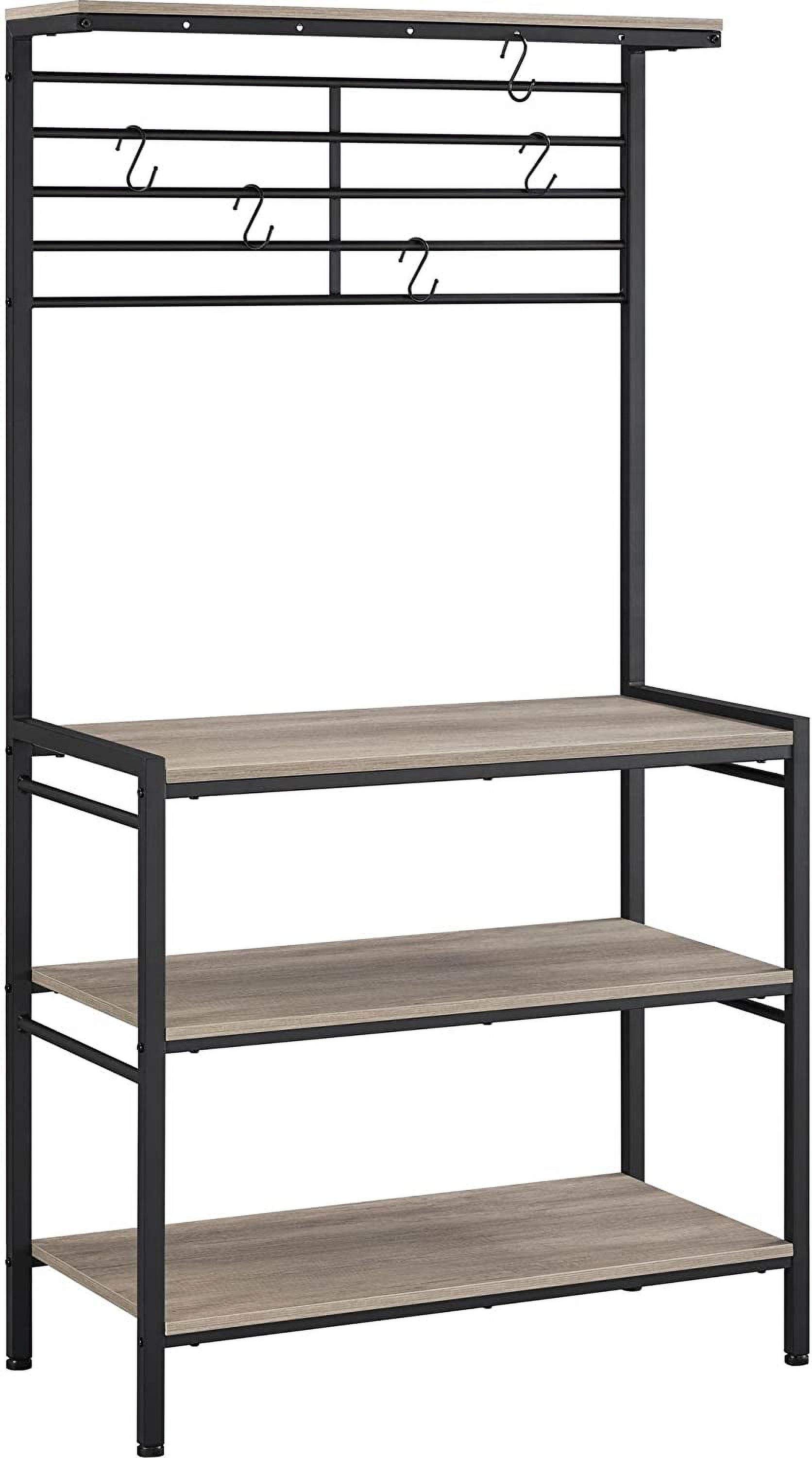 4Tier Kitchen Baker's Rack Industrial Bakers Racks with High Display