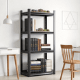 thumbnail image 1 of 4-Tier Metal Garage Shelving Unit, Heavy Duty Adjustable Storage shelves, Steel Shelving, 2400 lbs Capacity, Industrial Shelves for Heavy Tools and Equipment, Ideal for Garage, Basement, 60"H, 1 of 9