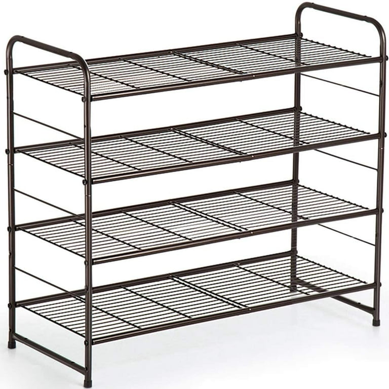 Metal shoe sale rack walmart