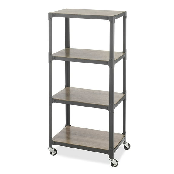 4 Tier Metal Wood Cart Metal