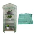 4Tier Mini Greenhouse, Plastic Portable Garden Greenhouses, Walkin