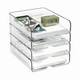 thumbnail image 1 of 4-Tier Paper Organizer for Desk, Stackable Desk Organizer Paper Tray, 1 of 8