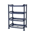 thumbnail image 1 of 4-Tier Plastic Shelf for Storage, Shelving Unit Storage Rack Organizer Utility Shelf for Kitchen Office Garage Pantry Laundry Organization, Storage Rack for Pantry Closet, 1 of 6
