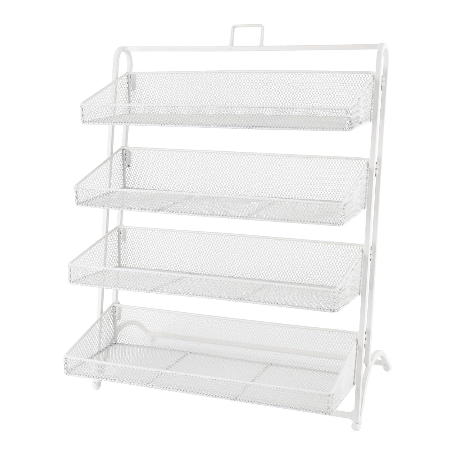 4-Tier Retail Display Rack, Concession Potato Chip Display Rack, Snack ...