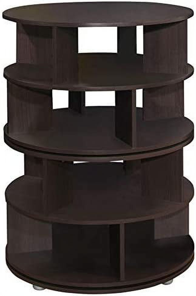4Tier Revolving Free Standing Lazy Susan Shoe Rack Storage Organizer