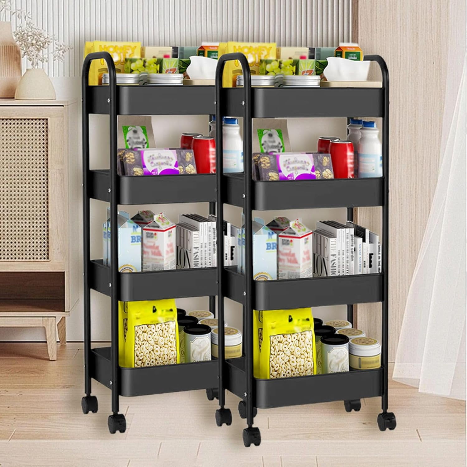 4 Tier Rolling Cart