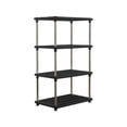 thumbnail image 1 of 4 Tier Shelf, Heavy Duty Plastic Storage Shelves for Home, Bathroom,Kitchen, Laundry Room Organization, Office Storage Rack, 1 of 7