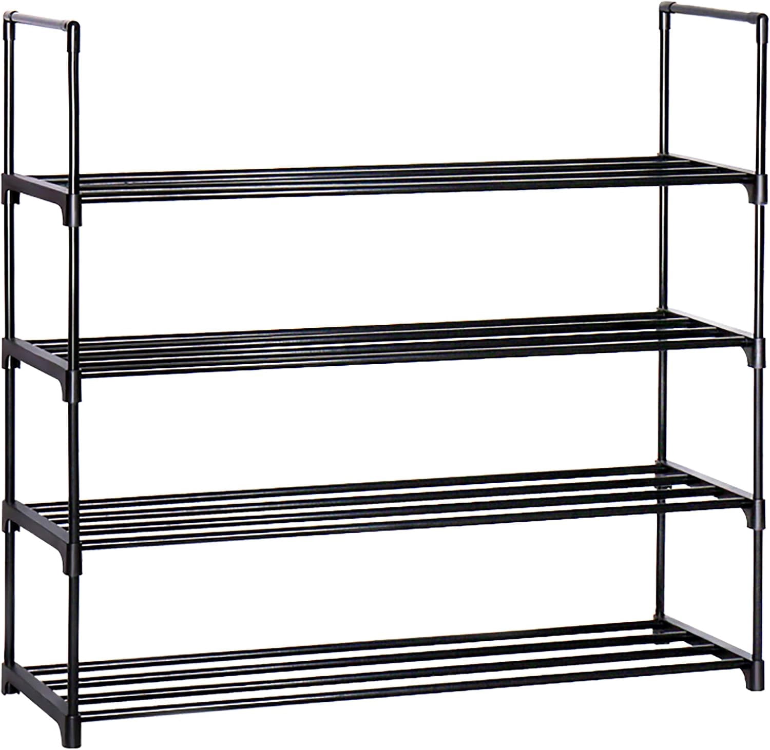 4 Tier Shoe Rack, 20 Pairs Shoes Organizer Closet for Home & Office ...