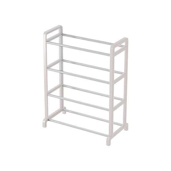 4-Tier Shoe Rack Organizer for Bedroom, Closet & Entryway – Stackable Shoe Storage Solution with Ventilation Design – 1 Pack – Ideal for Daily Use & Space Saving