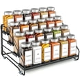 thumbnail image 1 of 4 Tier Spice Rack for Cabinet, Spice Rack Organizer, Depth Adjustable Spice Holder for Countertop, Cupboard, Seasoning Shelf-1 PCS, 1 of 7