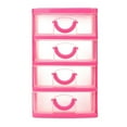 thumbnail image 1 of 4-Tier Stackable Storage Box With Handle, Multipurpose Portable Organizer For Craft, Stationery, Jewelry & Beauty Supplies, 1 of 5