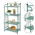 4 Tier Storage Rack Stand Cart Homeheld Metal Shelf Plant Rack