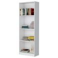thumbnail image 1 of 4-Tier Tall Bookcases 71.1" Freestanding Storage Living Shelves Bookcase, 1 of 6