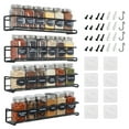 thumbnail image 1 of 4-Tier Wall-Mounted Spice Rack Organizer for Effortless Kitchen Organization, 1 of 9