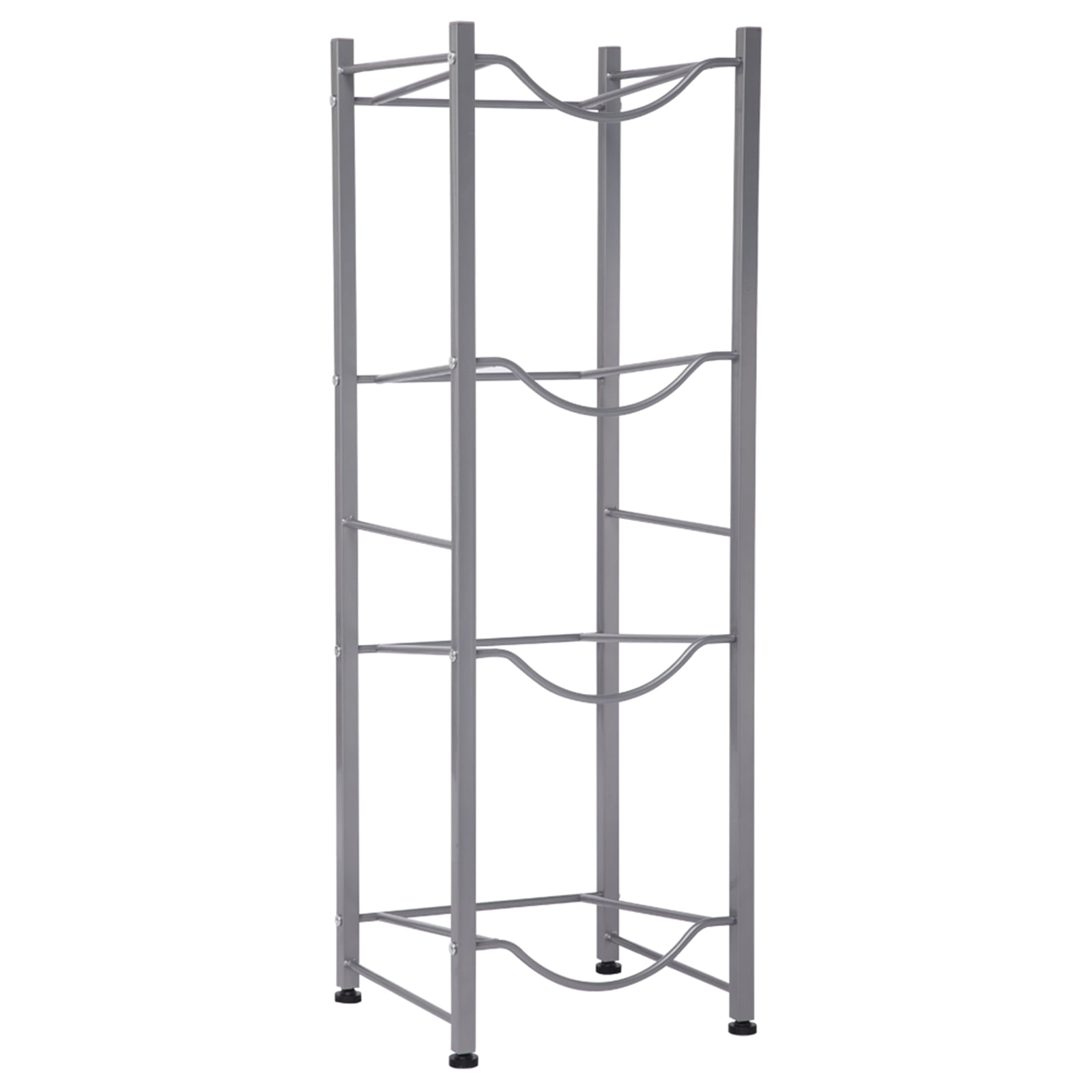 4-Tier Water Rack Stainless Steel Heavy Duty Water Cooler Jug Rack