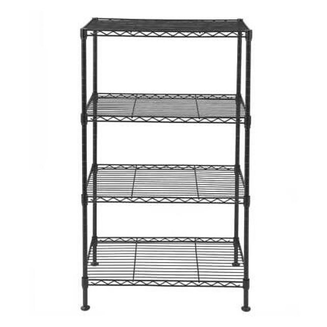 4Tier Wire Storage Shelves Adjustable Shelving Units Steel Metal Rack