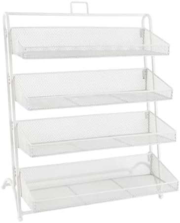 4 Tiers Retail Candy Display Rack, Counter Groceries Display Shelf ...
