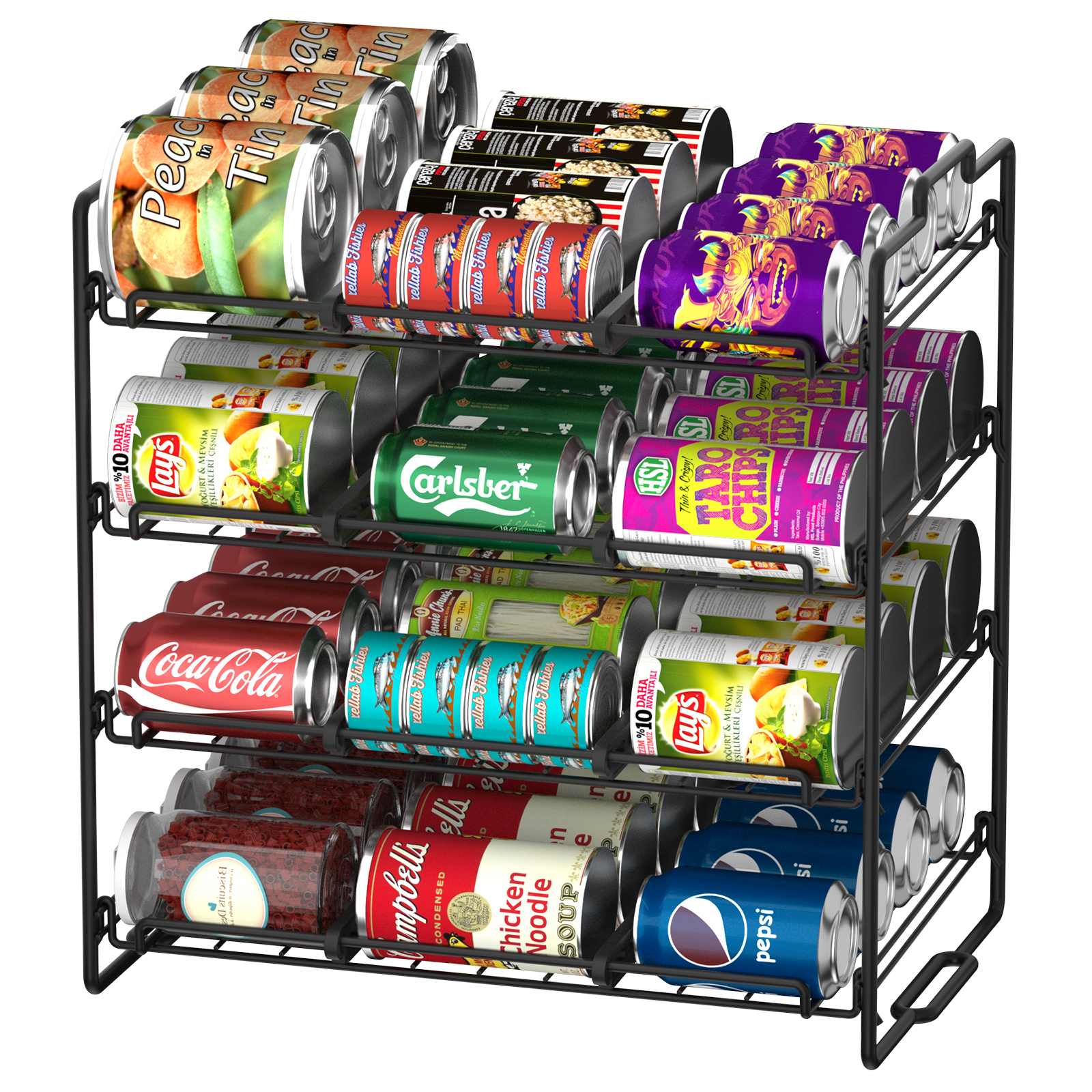 Che'mar Stackable Can Rack Organizer, Storage for 36 Cans