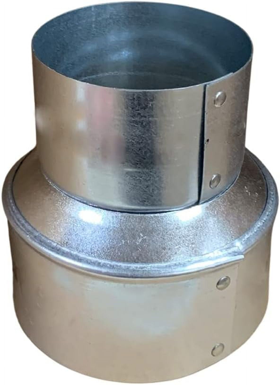 4 To 3/4" X 3" HVAC Duct Reducer & Increaser Single Wall Galvanized
