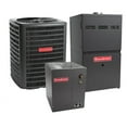 thumbnail image 1 of 4 Ton 14.3 SEER2 Goodman Air Conditioner GSXN404810 and 80% AFUE 80,000 BTU Gas Furnace GMVC800805DX Upflow System with Coil CAPT4961D4, 1 of 4