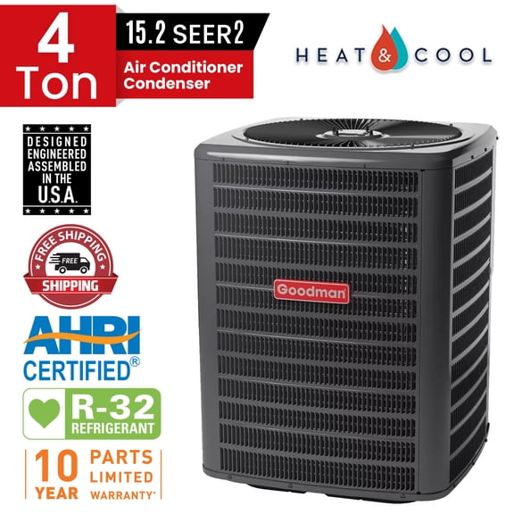 Goodman 4.0 Ton 14.4 SEER2 R-32 Split Air Conditioner GLXS4BA4810