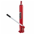 thumbnail image 1 of 4 Ton Hydraulic Long Ram Jack - 8818 lbs Capacity, Single Piston, Flat Base for Garage Shop Cranes & Engine Hoists - 24-43.7" Lift Range, Red, 1 of 7