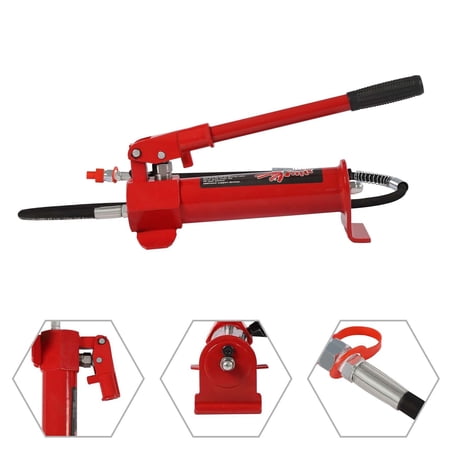 4 Ton Porta Power Kit, Hand Porta Power Hydraulic Jack, Portable Hydraulic Detach Car Jack, Automotive Repair Porta Power Pump Ram Jack Tool